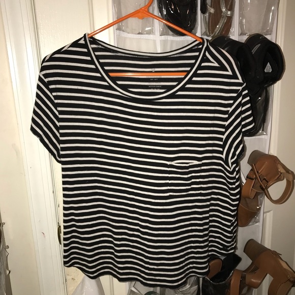 Striped American Eagle Tee - Picture 1 of 3